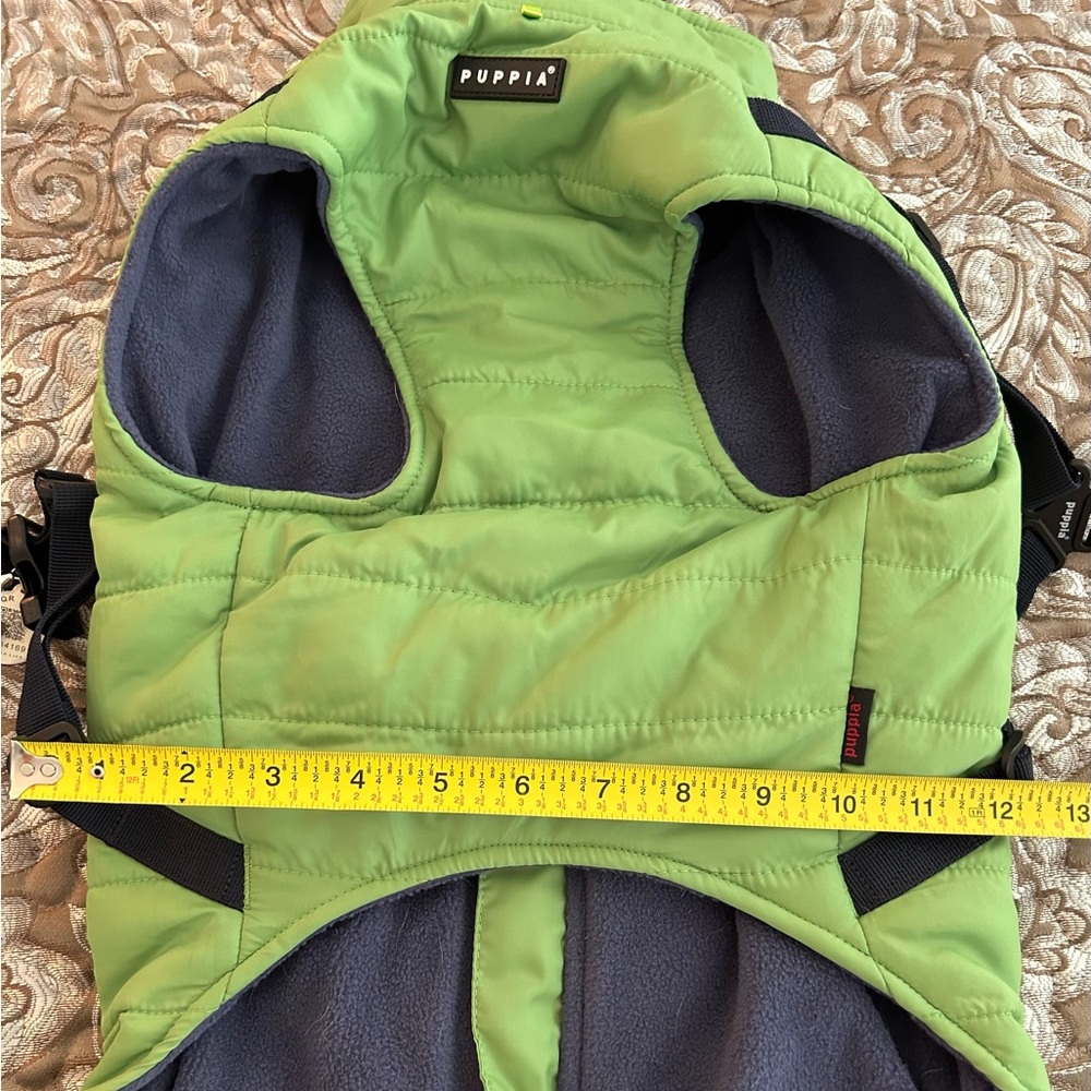 Puppia Green Quilted Dog Coat/Harness XXL - Picture 5 of 7